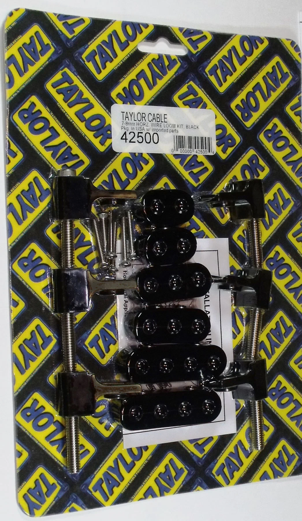 Spark Plug Wire Holder 7_8mm Black 42500